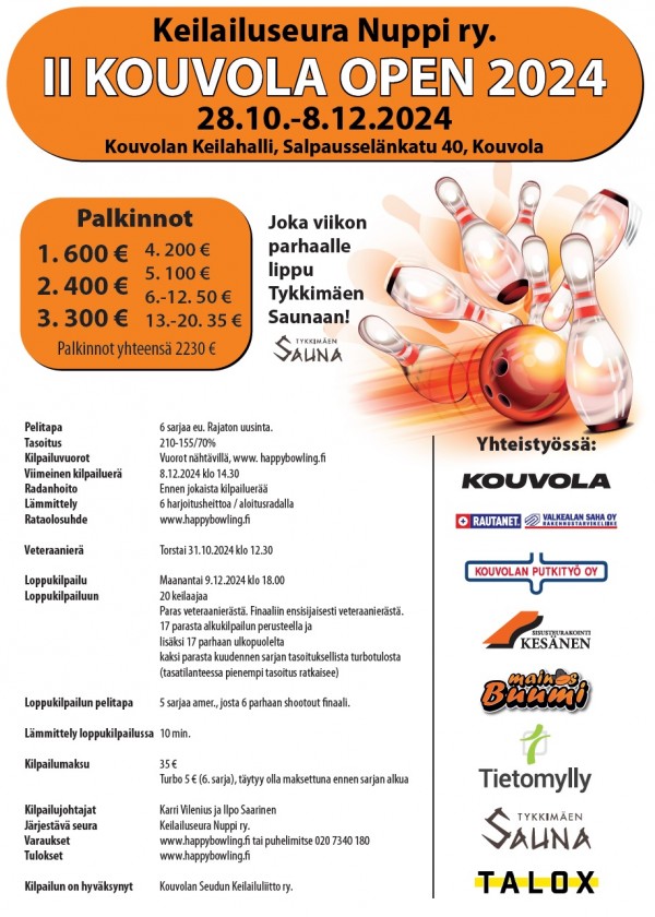 Kouvola Open 2024 kutsu A4 231024